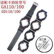 z74nfyx Replacement Casio G-SHOCK Strap Black Samurai White Tiger Gold GA110 100 Watch Case Silicone Male