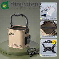 DINGYIFENG Fishing Bucket, Fishing Bucket Foldable Bucket Foldable Bucket, EVA Material Outdoor Buck