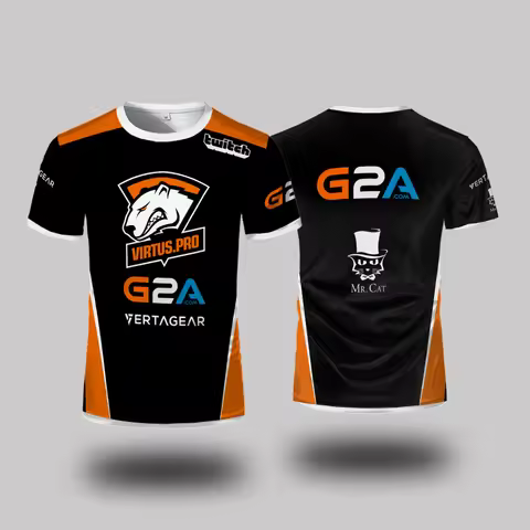 Virtus.Pro Esports Club Uniforms Summer Outdoor Men's Women's Kids Sport Breathable T-Shirt Loose Da