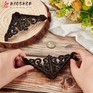 MIOSHOP Flower Shaped Right Angle, Coffee Right Angle Right Angle Frame, Durable Cast Iron Support B