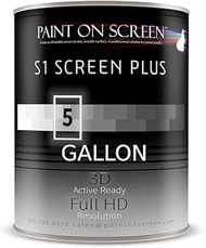 Paint On Screen Projector Screen Paint G005 (S1 Screen Plus Silver - Gallon)