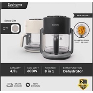 ECOHOME Air Fryer & Dehydrator 8 in 1 Function EAF-777 4.5L Capacity with Panoramic Glass 360 View R
