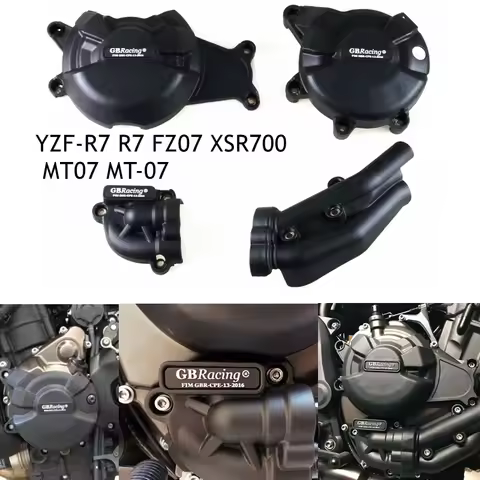 Motorcycles Engine cover Protection case for case GB Racing For YAMAHA YZF-R7 R7 2022-2025 FZ07 XSR7