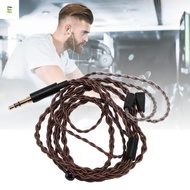 LUOLVTH Headphone Replacement Cable, 3.9ft 3.5mm Plug 4 Strands Woven Cable, Lossless Sound OFC Core