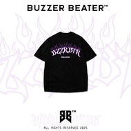 Buzzer Beater purple fire tee