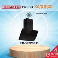 Fujioh - FR-SD2290V Package - Slanted Ventilated Chimney Hood with Induction Hob