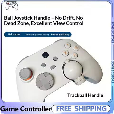 Trackball Mouse Game Controller Wired FPS Controller DIY Mobile Gaming Controller With Gyroscope Gam