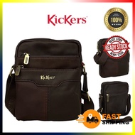 KICKERS ORIGINAL COW LEATHER SLING BAG CROSSBODY BEG LELAKI KULIT ORIGINAL LEMBU ASLI BEG SILANG BRA
