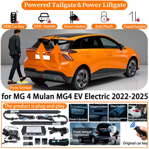 Car Smart Powered Tailgate System for MG 4 Mulan MG4 EV Electric 2022-2025 Automatic Electric Power 