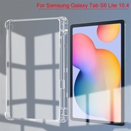 [HM] ฝาครอบโปร่งใสสำหรับ Samsung Galaxy Tab S6 Lite 10.4 39; 39; 2020 SM P610 SM P615กับผู้ถือดินสอ TPU ซิลิคอนกลับกรณีแท็บเล็ต