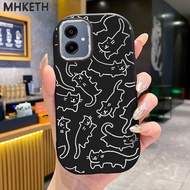 MHKETH Case For Samsung A05 F05 M05 A05s Personalized Cat Pattern Mobile Phone