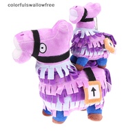 colorfulswallowfree Fortnite Supply Llama Plush Doll Toy Stuffed Soft Alpaca Rain Horse Children Toys CCD