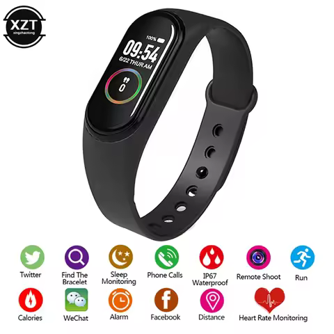 Digital Smartwatch Waterproof Watch Blood Pressure Heart Rate Monitor Pedometer Health and Sport Mon