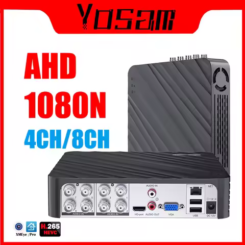 AHD/N DVR 4/8Channel CCTV AHD DVR AHD-N Hybrid DVR/1080P NVR 6in1 Video Recorder For AHD Camera IP C