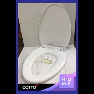 ฝารองนั่ง C91311 ทรงยาวอีลองเกต COTTO ฝากันกระแทก Soft Close Seat&Cover As the Picture One