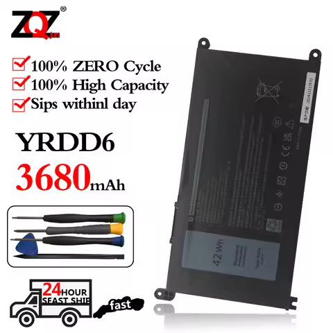 YRDD6 Laptop Battery for Dell Inspiron 3493 3501 3793 5480 5481 5493 5585 5594 7586 OYRDD6 VM732 OVM
