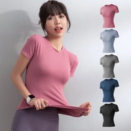 NEWEST Women's short-sleeved sports tops Y-Shirt sports Gym Running plain adult women's t-shirts spo