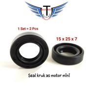 Seal kruk as motor mini trail/mini gp/mesin rumput 50cc