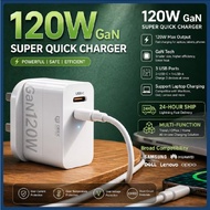 GaN Super Fast Charger GEEK LEOPARD 20W/33W/45W/65W/85W/120WATT(GK-G48U) | PD QC3.0 Fast Charging | 