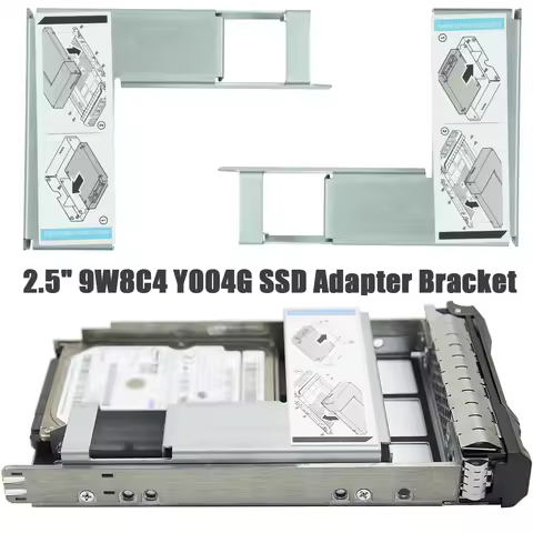 2.5" to 3.5" Drive Adapter For Dell & Server For WH5D2 X7K8W Y796F KG1CH F238F 3.5" HDD Tray Convert