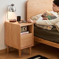 Loft Home Scandinavian Oak Wood Side Table CUBO