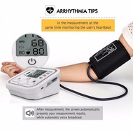 Electronic Blood Pressure Monitor Set Automatic Accurate Digital BP Monitor Without Voice Function