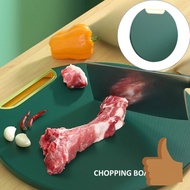 Kitchen Cutting Board with Handle Round 35CM Chopping Board Papan Pemotong Bulat Papan Landas Dapur