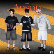 ANSON JEANS Straight-Leg Cargo Shorts