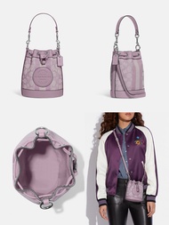 Coach Dempsey Drawstring Bucket Bag Mini Tas Coach Serut Wanita Import Crossbody Hand Bag