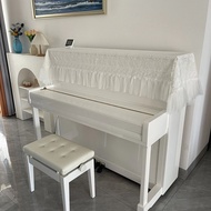 European Style Piano Cover Lace ins Style Romantic French Style Piano Cover Anti-dust Cover Yamaha Universal Piano Half Cover