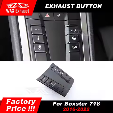 Car Exhaust Muffler buttons exhaust muffler value buttons for cayman 718 boxster 718 981 2016-2020 c