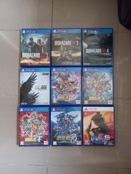 PS4 Games re2 re3 re4 重製版 生化危機8 village 村莊 biohazard  8 capcom 可升級 ps5 版本 超級機械人大戰 機戰v 機戰x 機戰t 機戰og 月