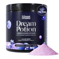 Sweet Dreams Dream Potion Sleep Support Blend with Magnesium Glycinate, Glycine, L-Theanine & Chamom