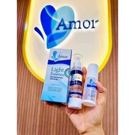 AMOR face skincare whitening set cleasing & essence