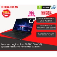 🔥[2025] Lenovo Legion Pro 5i 16 Gen 10 (Intel Ultra 9 275HX/RTX5070Ti/OLED/Free RM2K gifts)