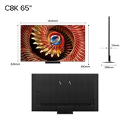 NEW | TCL C8K Premium QD-Mini LED 4k TV | 65 75 85 98 inch | HDR 4500 nits | 144 Hz VRR | 3840 Zones