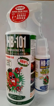 HB101 value pack 1000ML Japan Formulated Organic Foliar Fertilizers Spray Ready Spray with 100ML con