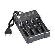 DIPPRUN Battery Charger 4Slots AC 18650 Battery Charger Lithium Battery Charger Lithium Ion Battery 