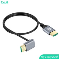 Gulilong   HDTV 2.1 8K Elbow HD Cable Portable TV Connection Line 8K@60Hz HDTV 90 Degree Right Angled Extension Cable