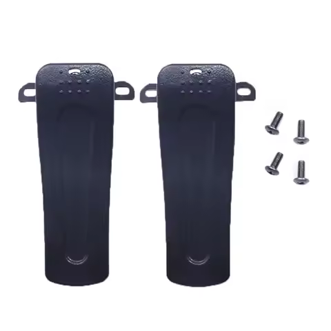 2 pcs Original Baofeng UV-5R Belt Clip with Screrws for Baofeng UV5R UV-5RA UV-5RE DM-5R Plus Walkie