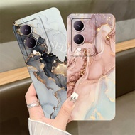 CC1 Vivo Y17s Y03 Y03T Y28 Y18 Y27s Y36 Y27 4g 5g Tpu Bumper M4rble Motif Softcase Protector Phone C