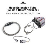 CAMPINGMOON 100cm/50cm Extend Hose for EN417 Lindal Valve Device or Canister Z16 / Z17 / BKZ16 / BKZ