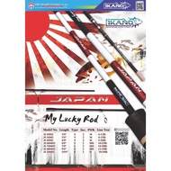 IKANO MY LUCKY ROD SPINNING..(2 piece ) 5.6kaki,6 kaki, 6.6Kaki dan 7 kaki..
