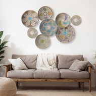 Wall Decoration Retro Round Decoration Wall Bohemian Wall Decoration Soft Decoration Ornaments Overs