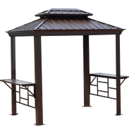 HEIFAN | Garden BBQ Gazebo Portable Aluminum Tent