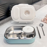 กล่องข้าวมื้อเช้าสแตนเลส 316 รับประทานอาหารกลางวันสำหรับผู้เรียนวิทยาลัย ผู้ที่ทำงานอยู่ในออฟฟิศ กล่