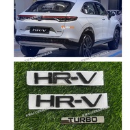 Tulisan Badge HRV 2022 -2025 Matte Black Glossy RS emblem hrv rs turbo