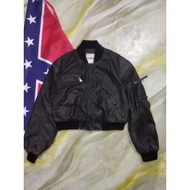 BERSHKA BOXY JACKET Leather Jacket Woman
