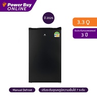 Worldtech ตู้เย็น 1 ประตู 3.3 คิว (สีดำ) รุ่น WT-RF101