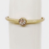 Alloy Rings US Size 8 Gold Golden Accessories Aksesori Emas Cincin Solitaire Ladies Women Girls Lela